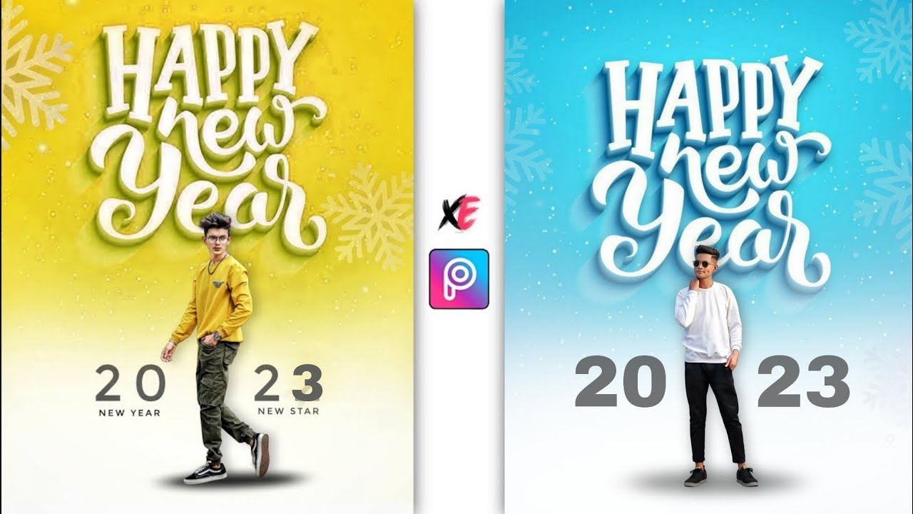 New Year Photo Editing 2023✨ || Picsart New Year Editing - Xyaa Edits🔥