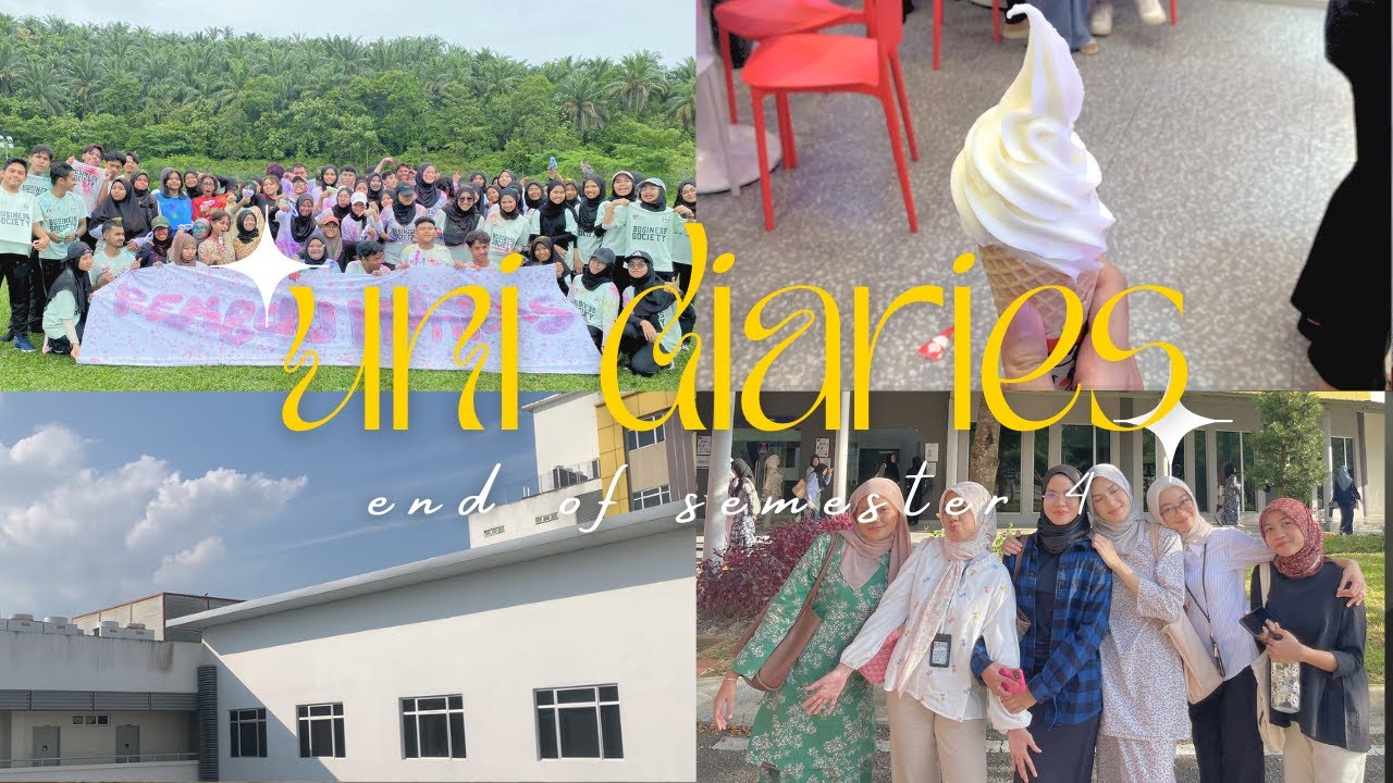 uni vlog 🫧 studying, final week, connect with nature, end of semester 4 ⋆𐙚₊˚⊹♡