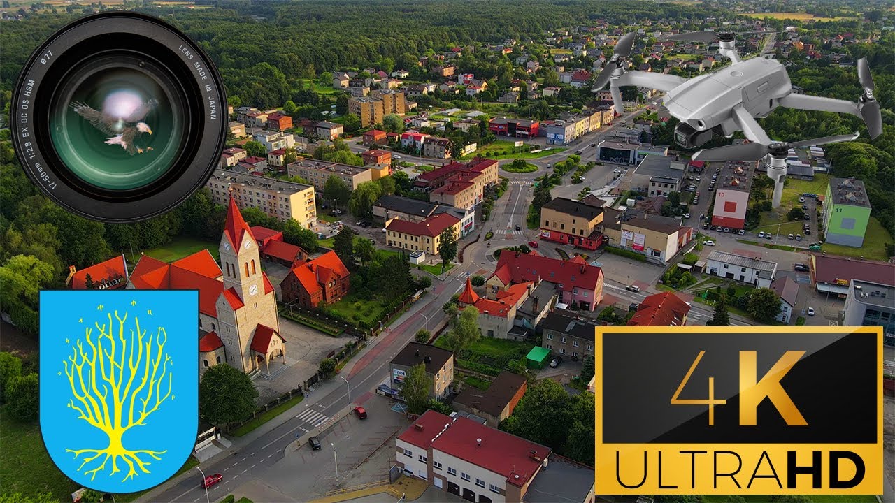 Orzesze [4K Polska - Śląsk dronem] DJI Mavic Air 2