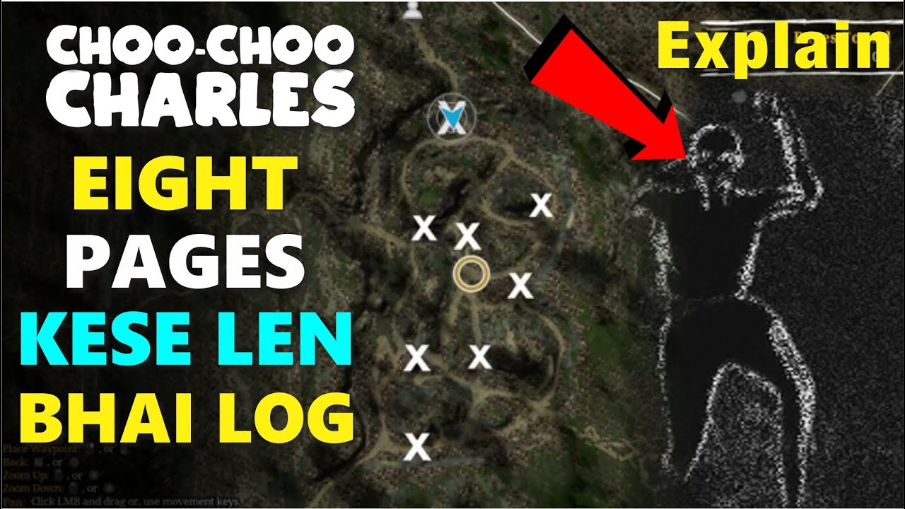 How To Find & Get Sasha Eight Pages | Choo Choo Charles Sasha Mission | UHA Dual Gamerz