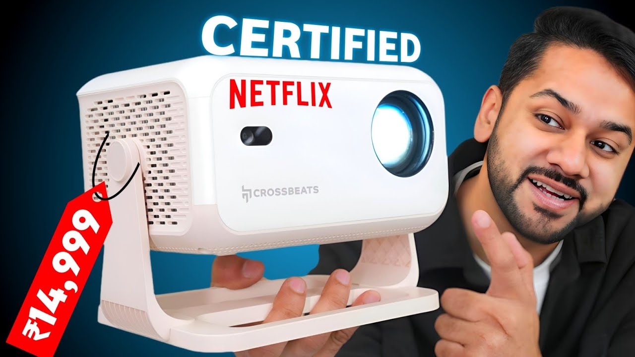 Crossbeats Lumex Flix Projector Review | Official Netflix | AI + Android 13 | PS5 Gaming Test