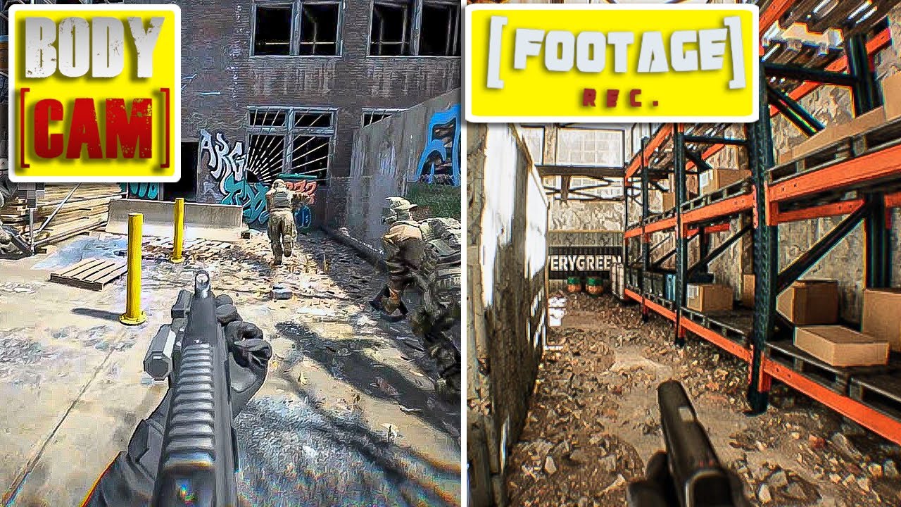 Bodycam vs Footage Rec.Bodycam Game Graphics Comparison (4K 60FPS)