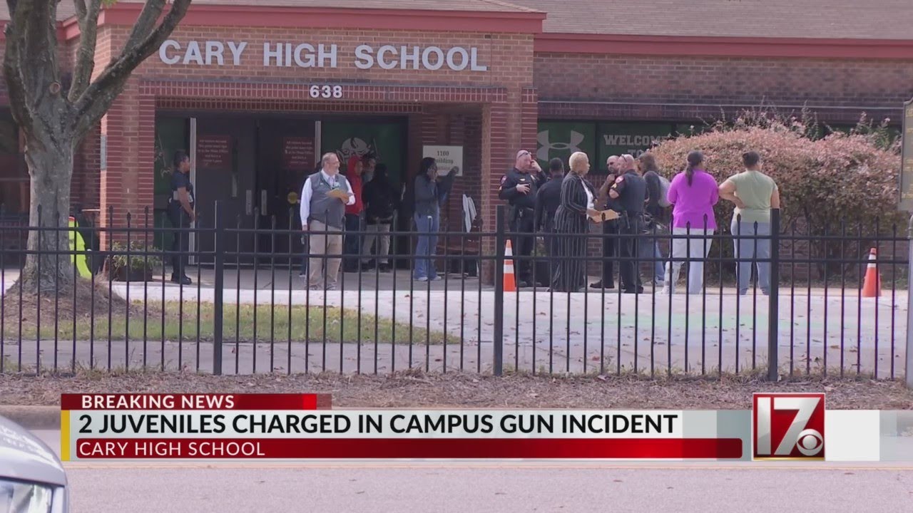 2 juveniles charged in Cary High School lockdown