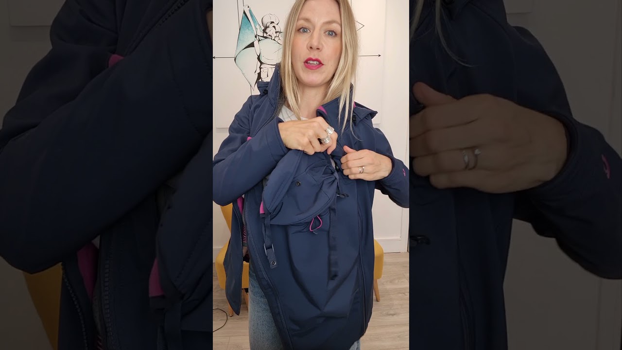 ПОЛНЫЙ ОБЗОР куртки для слингоношения и беременных Mamalila Allseasons Softshell