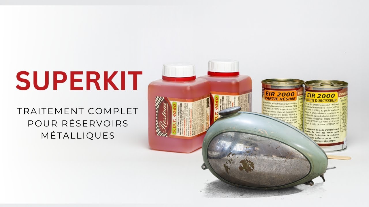 Comment restomiser un reservoir de carburant rouillé RESTOM