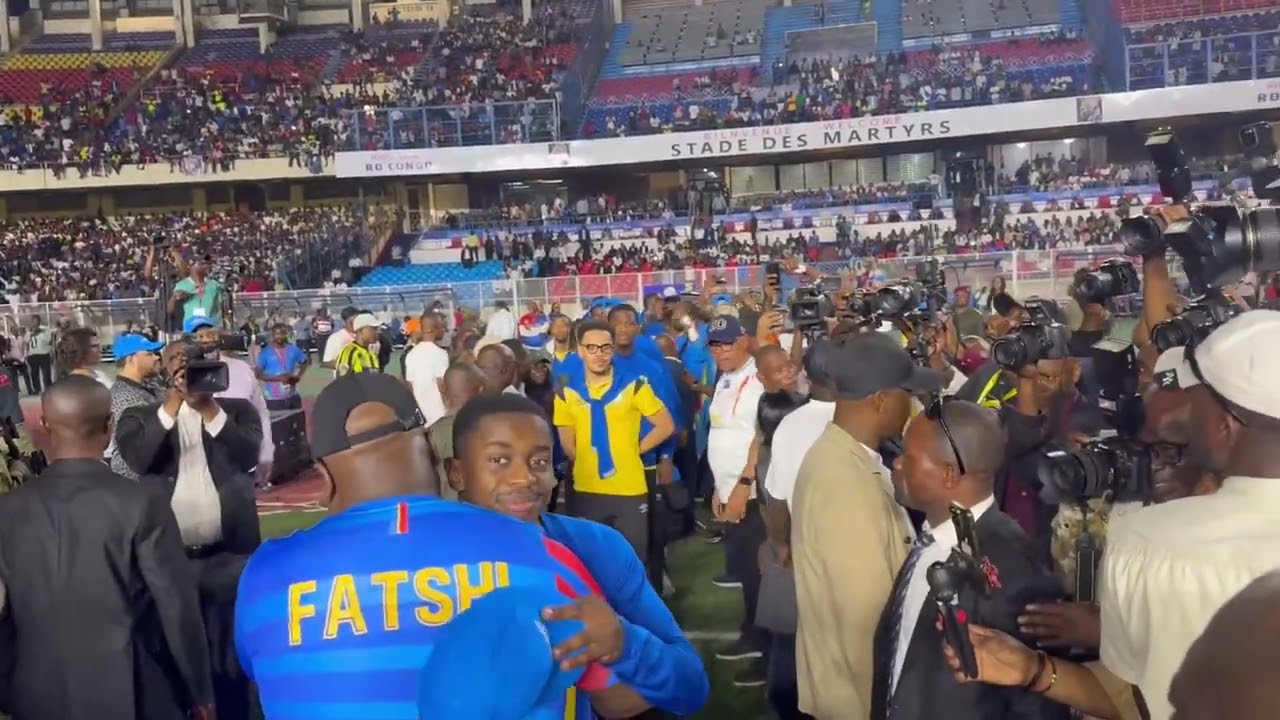 URGENT🔴🔥18/11/25 FATSHI FACE AUX L&Eacute;OPARDS 🐆 AU STADE DES MARTYRS : IMAGES &Eacute;MOUVANTES !