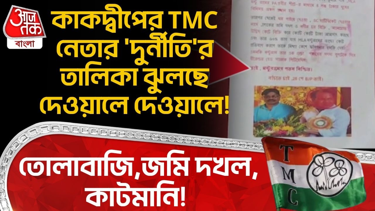তোলাবাজি,জমি দখল,কাটমানি! কাকদ্বীপের TMC নেতার 'দুর্নীতি'র তালিকা ঝুলছে দেওয়ালে দেওয়ালে! | Kakdwip
