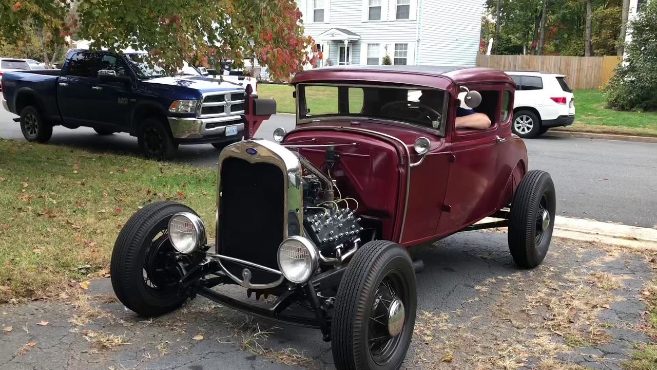 First Drive in My hotrod! 30 Ford coupe AV8  East Coast Hustler.  Traditional Hotrod