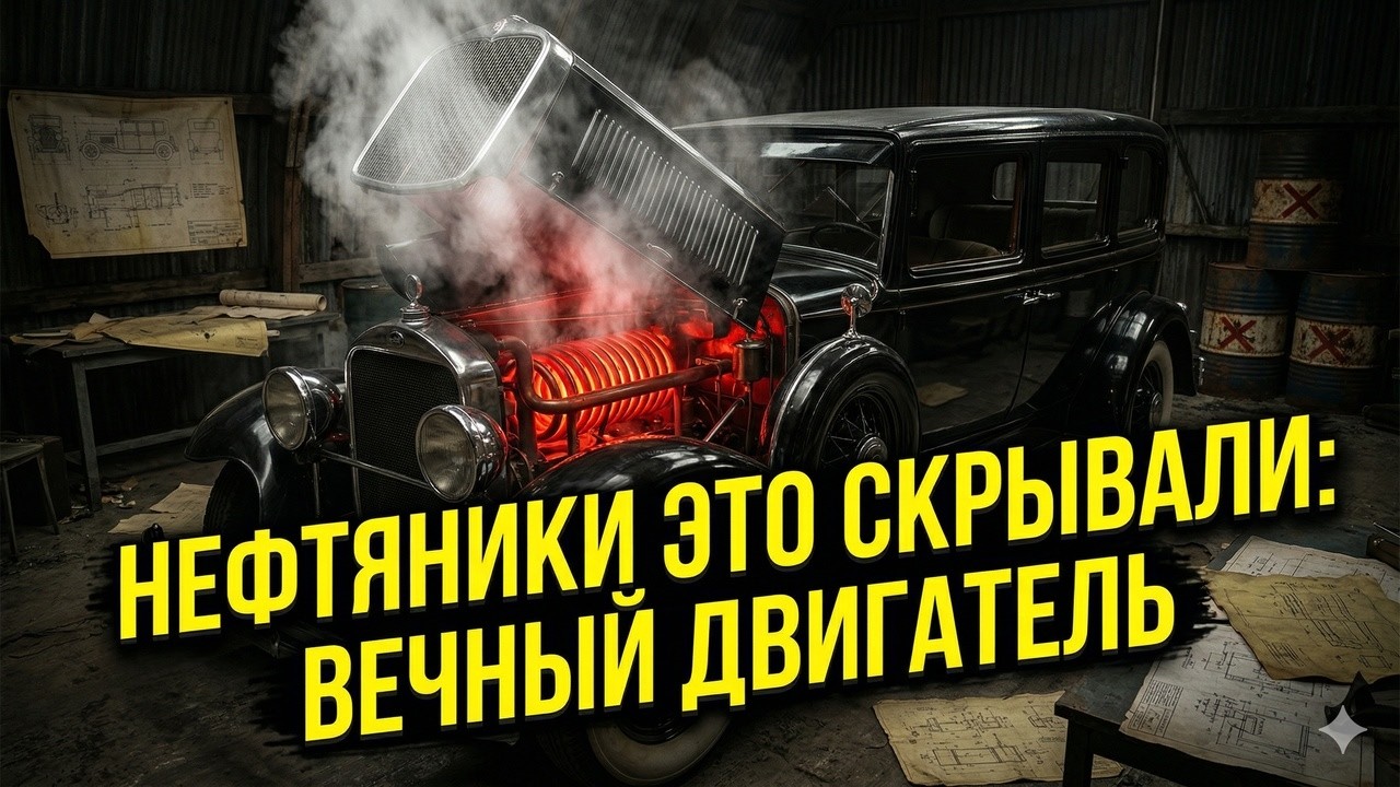 ОН ЕЗДИЛ НА ЛЮБОМ МАСЛЕ: почему нефтяное лобби УНИЧТОЖИЛО паровое чудо Абнера Добля?