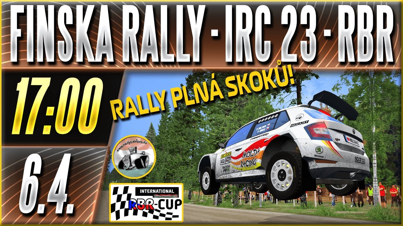 Fabie si Zaskáče na Rally Neste Finland - IRC 23 | 6.4. 17:00 (RBR CZ)