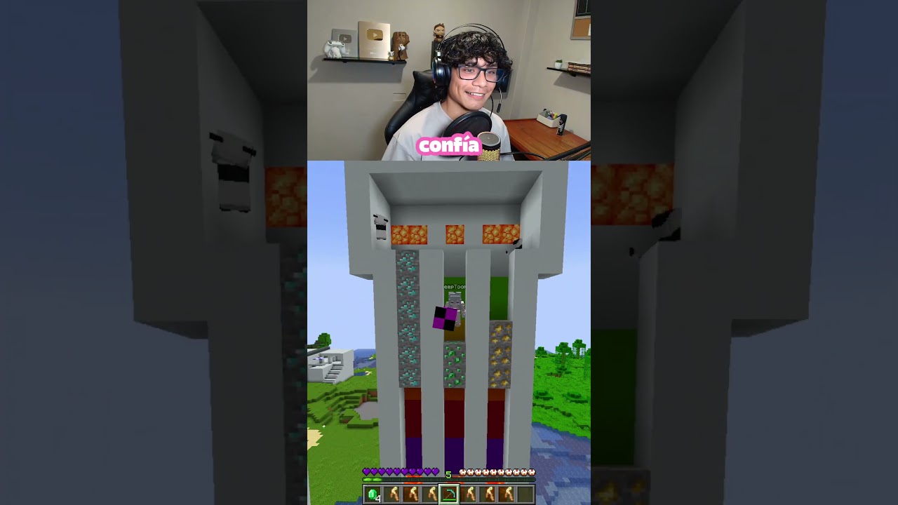 TORRES de DIAMANTE con SLEEP💎🤑 #minecraftpe #minecraftshorts #minecraftespa&ntilde;ol #minecraftmemes