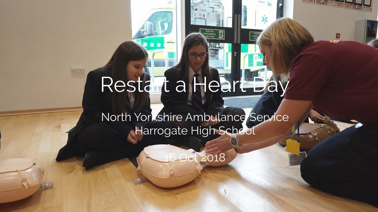 Restart a Heart Day at Harrogate High School