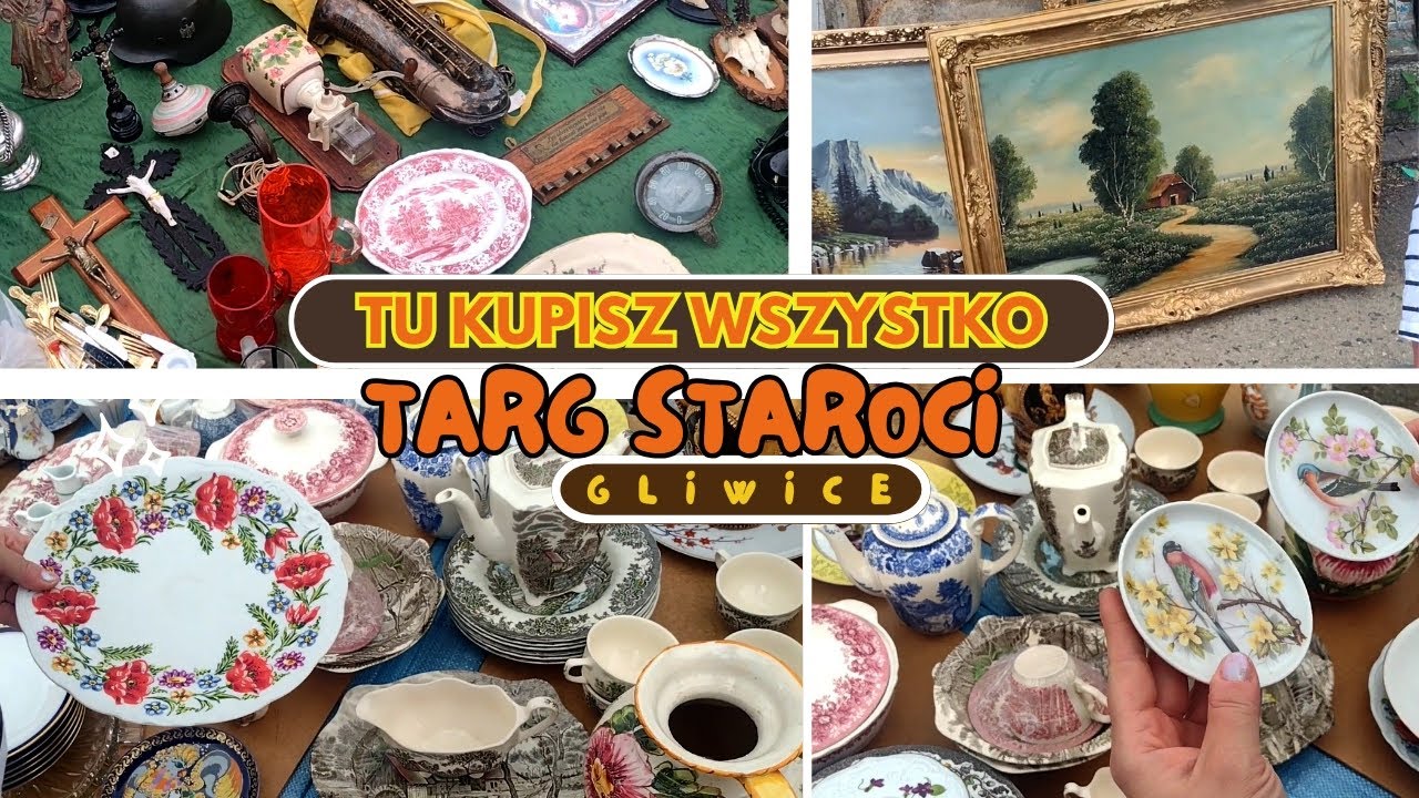 TARG STAROCI PCHLI TARG SKARBY ANTYKI PRL PORCELANA SZKŁO KRYSZTAŁY SZUKAJ Z NAMI . GLIWICE 🕰️💲💰