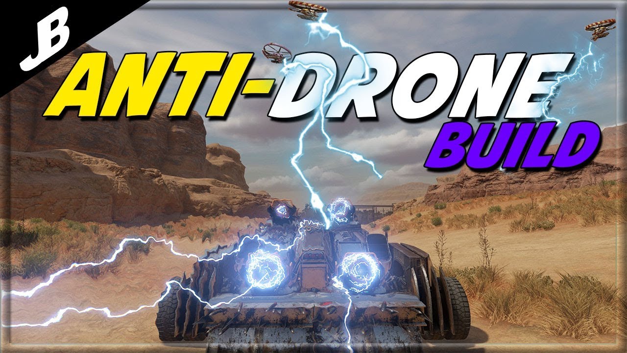 Making drone players pisss their pants with a QUAD SPARK ANTI-DRONE BUILD - Crossout Gameplay