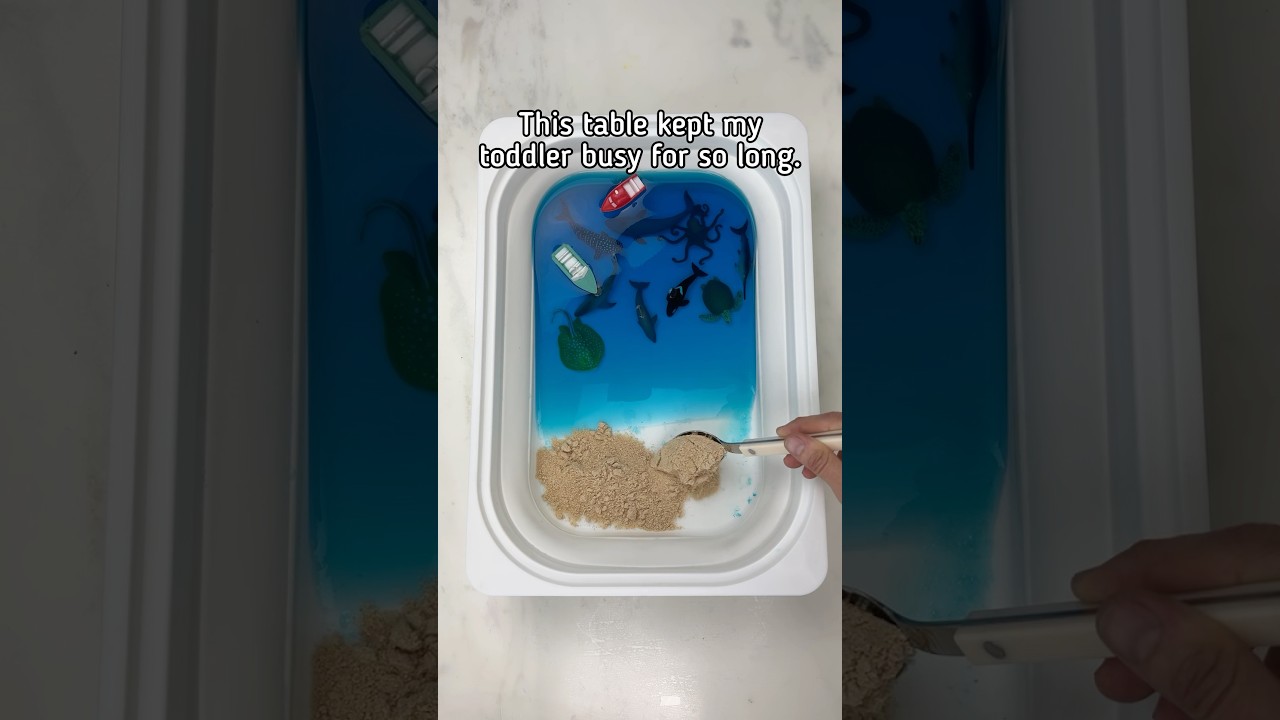 You&rsquo;ve Never Seen a Sensory Bin Like This 👀| Link in the Description | Subscribe for more fun ideas