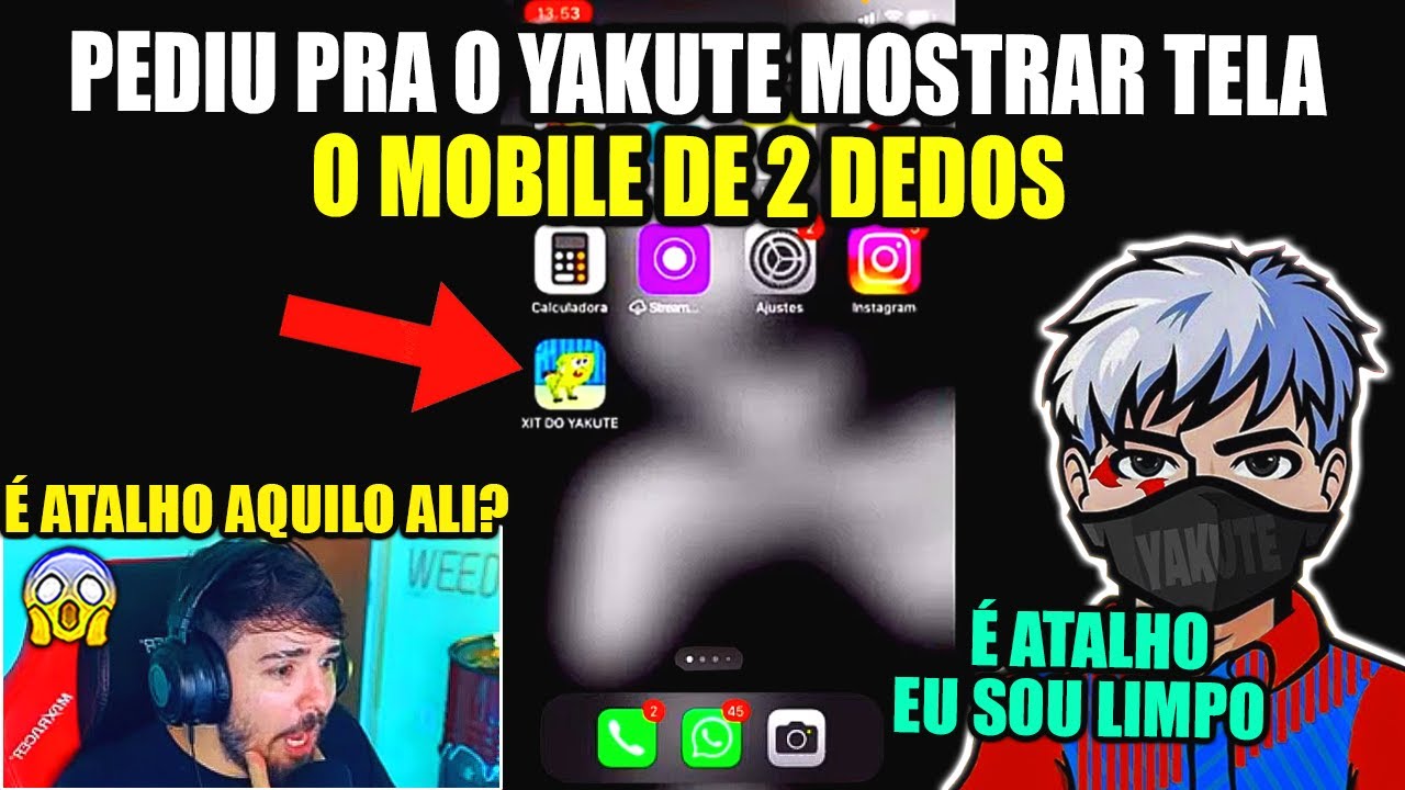 WEEDZÃO PEDIU TELA PRO YAKUTE O MOBILE DE 2 DEDOS QUE FOI UMA DAS MAIORES REVELAÇÕES DE 2022!