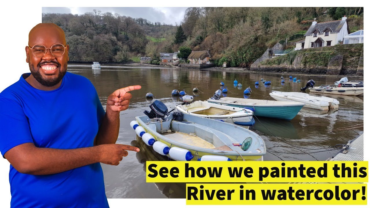 Tim Reviews paintings from the River Dart Workshop