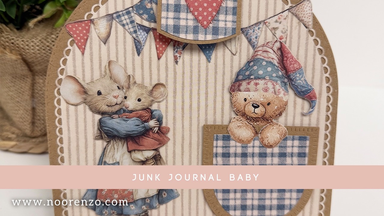 Junk Journal Baby van @Stamperiainternational door Karin