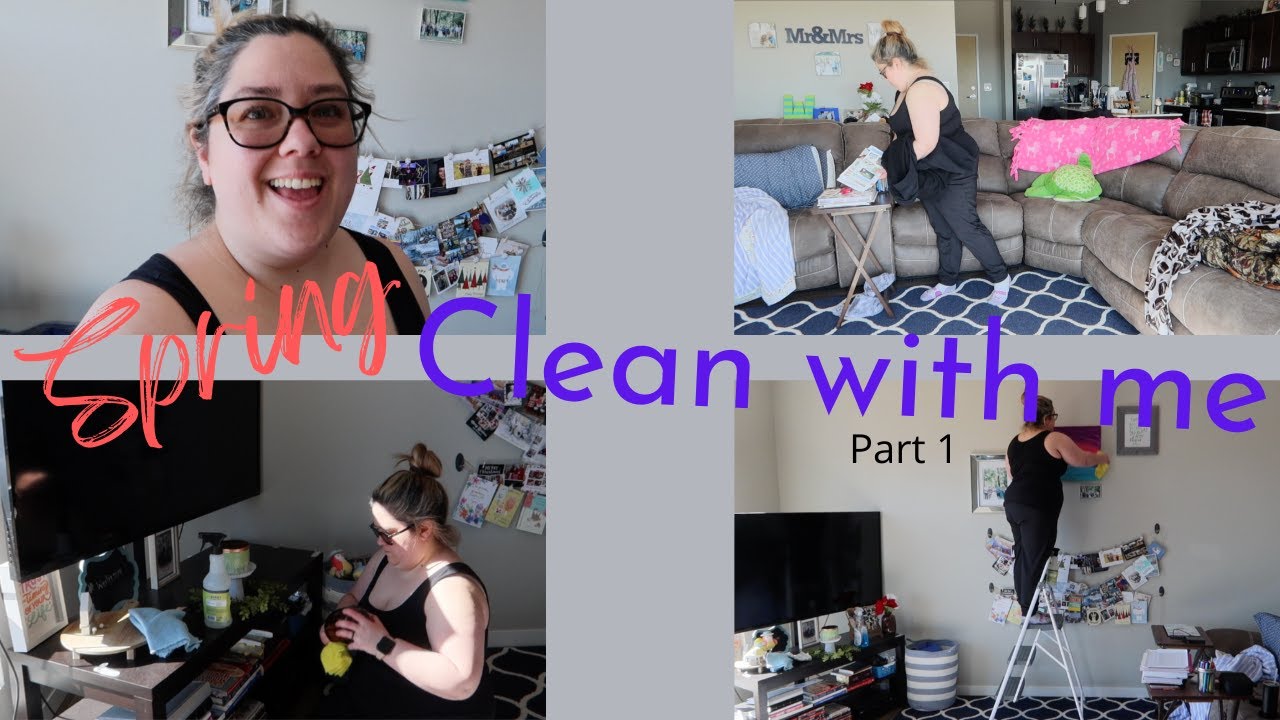 ✨Spring Cleaning Motivation✨ - Part 1 Livingroom clean up! -  Brianna Weiler ✨