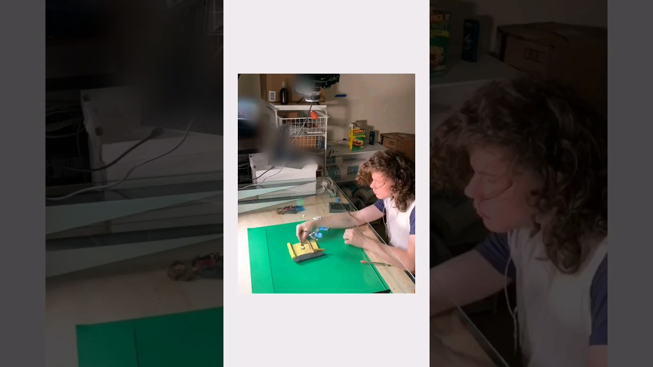 How I turned myself into Clay!👞 #stopmotion #animation #behindthescenes