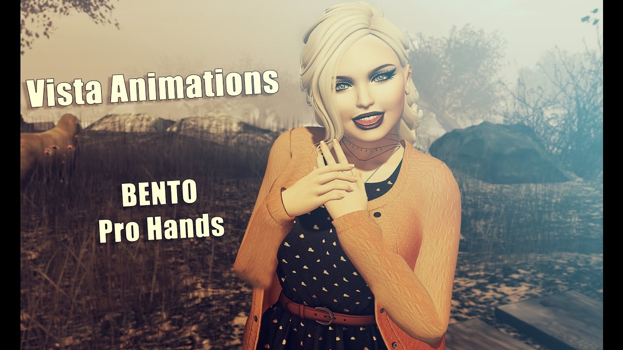 Vista Animations - Bento Pro Hands for Project Bento in Second Life