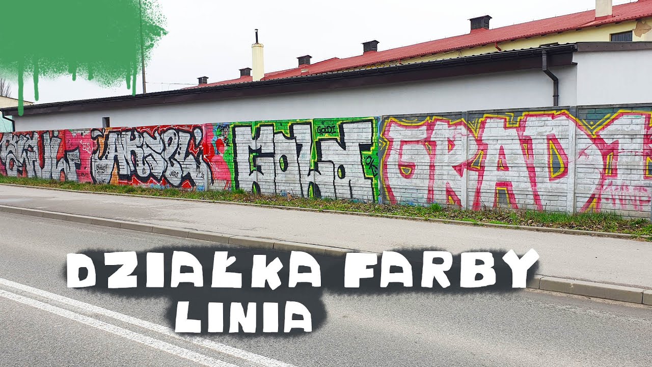 DZIAŁKA FARBY GRAFFITI RADOM LINIA
