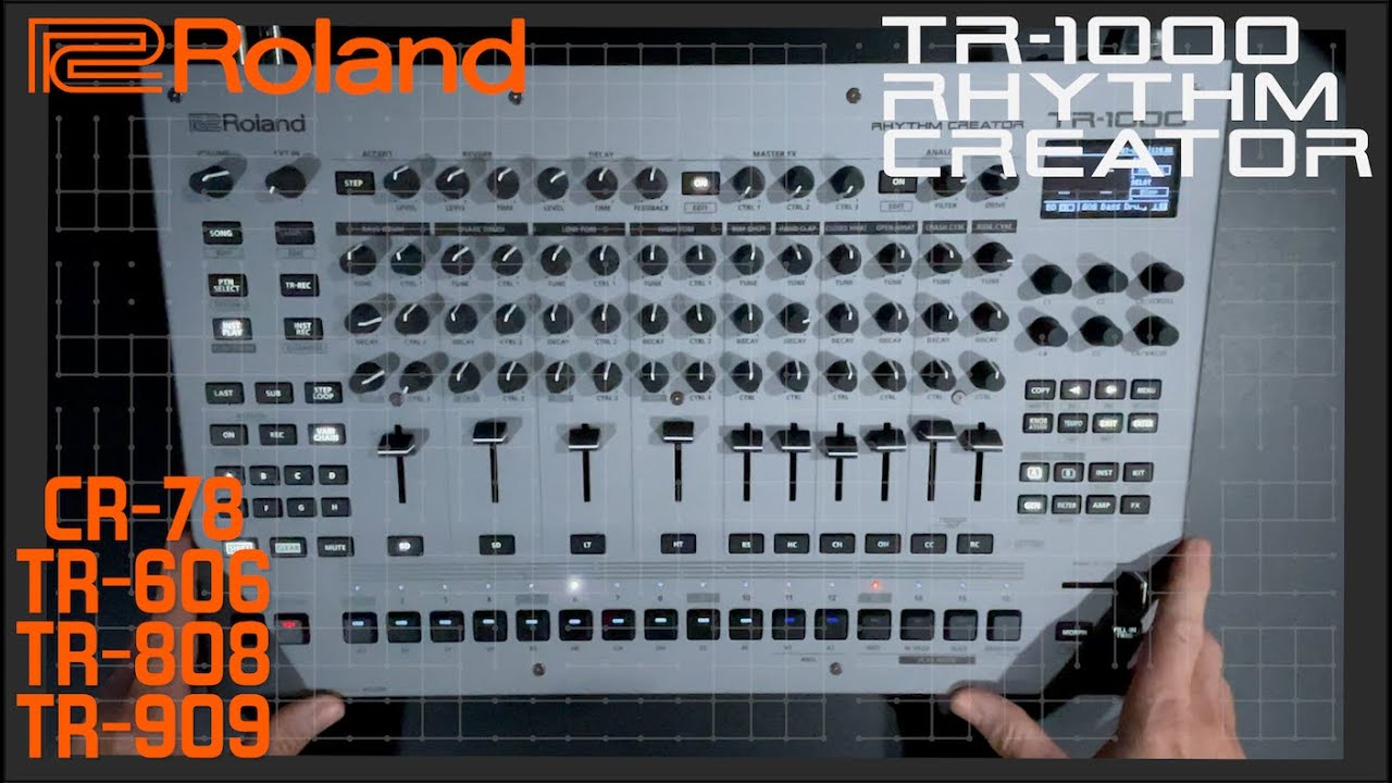 ROLAND TR-1000 RHYTHM CREATOR-Analog Drum Kits including TR-808 and TR-909