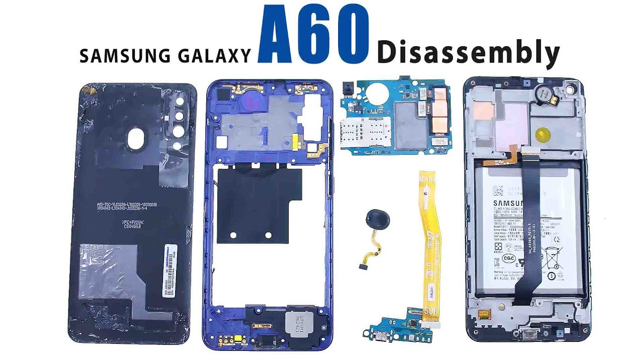 Samsung Galaxy A60 screen glass replacement (disassembly)