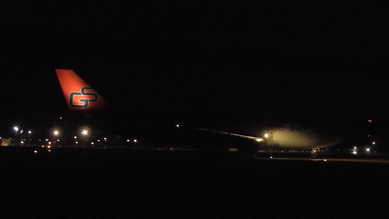 Boeing 747-200 Geo-Sky  (4L-GEN) w Porcie Lotniczym Lublin (kołowanie) [28.02.2022 r.]