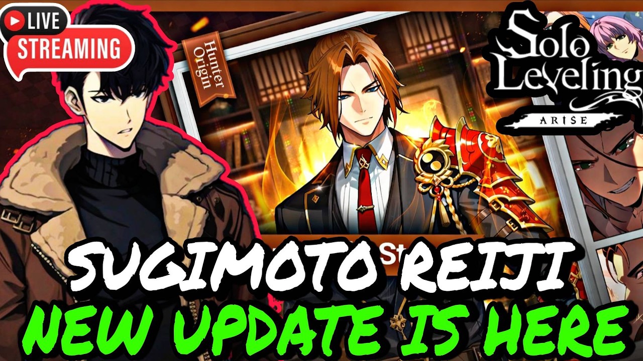 SUGIMOTO REIJI !! NEW UPDATE IS HERE🥶🤯  !! LIVESTREAM || SOLO LEVELING ARIS