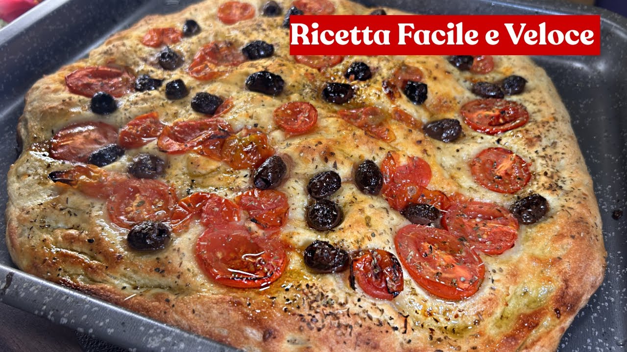 LA MIA FOCACCIA PUGLIESE | Ricetta Facile e Veloce, Tutti Possono Farla