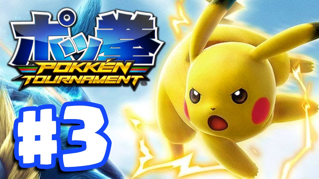 Pokken Tournament Gameplay Part 3 - Pikachu Vs Braixen All Characters! (Pokken Wii U)