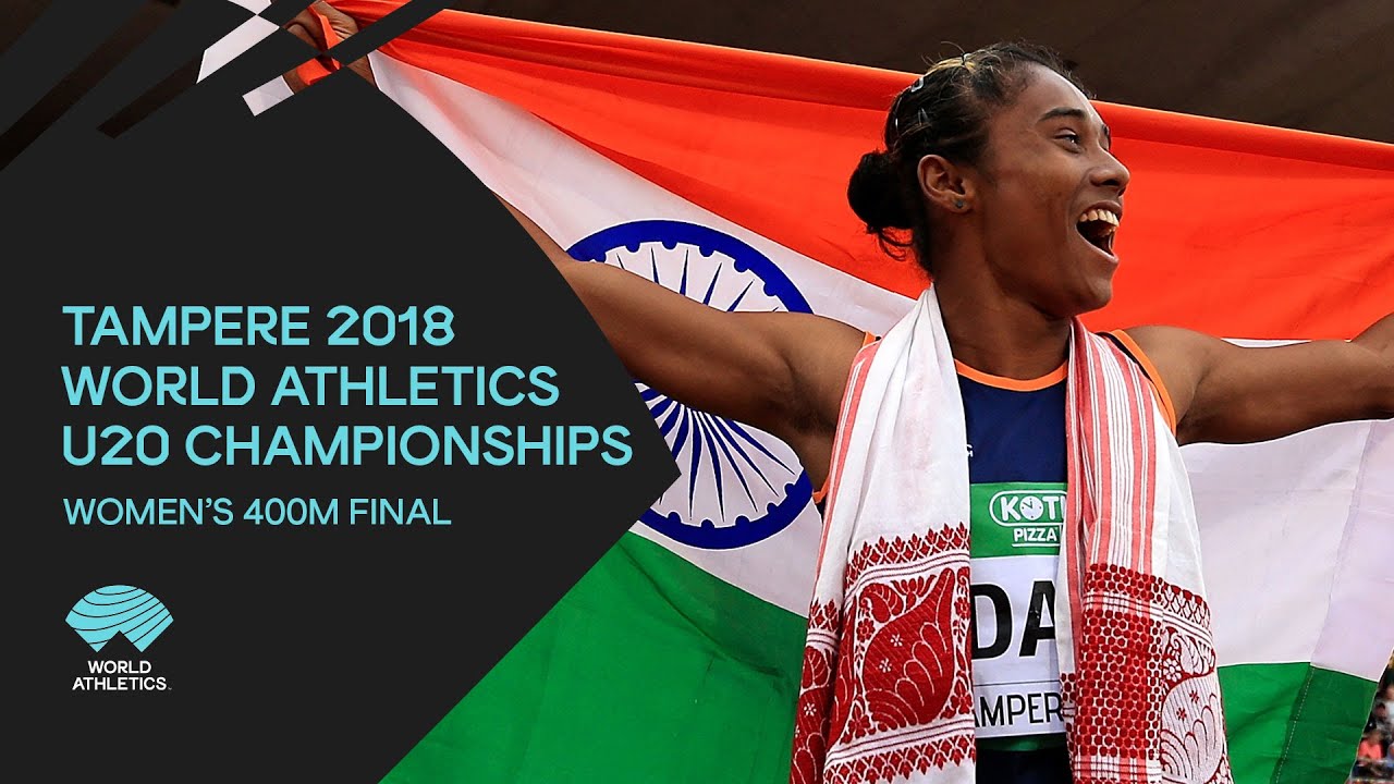 Women's 400m Final - World Athletics U20 Championships Tampere 2018