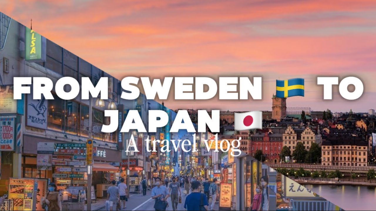 From Sweden to Japan🇸🇪🇯🇵|| A Travel Vlog || Travel with Nahla