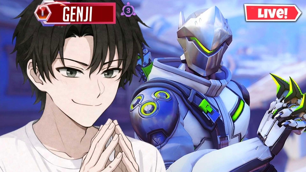 ICH spiele OVERWATCH Live! (Bin Genji Main)