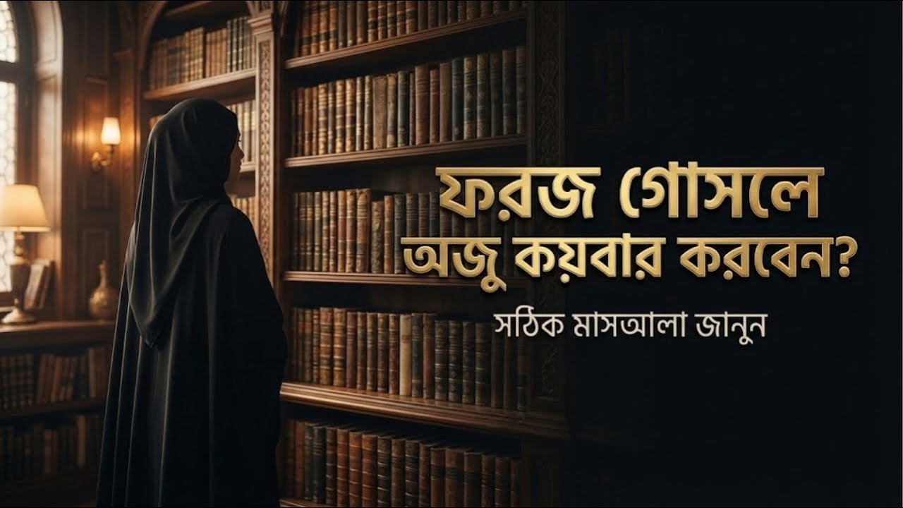 ফরজ গোসলে অজু ৩ বার না ৭ বার? ❓ হানাফী মাযহাবের সঠিক মাসআলা | Meyeder Foroj Gosol