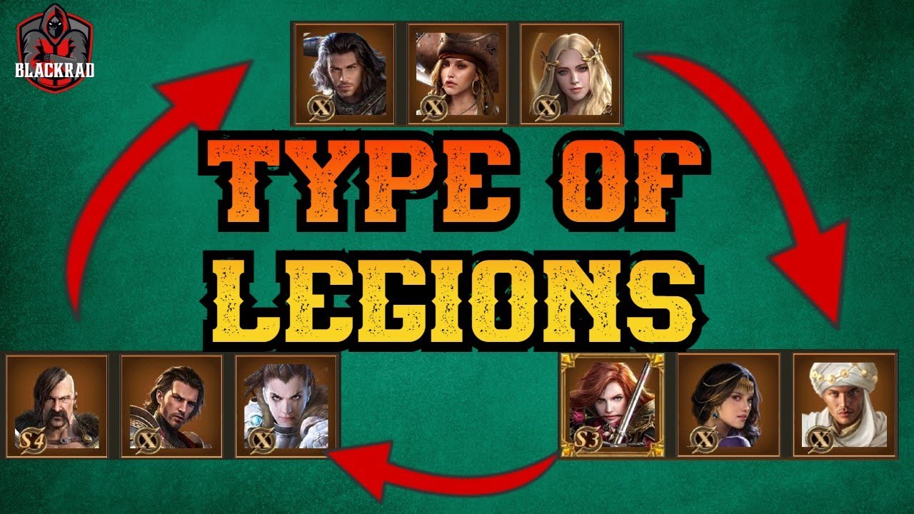 What is the best type of legion ? What type counter what type ? - Rise Of Castles Ice & Fire