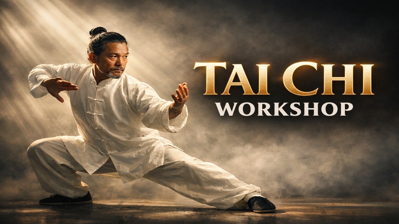 TAI CHI MASTERY WORKSHOP. By LIFE IN MOTION ACADEMY. WITH MASTER TEACHER GAD LEVY GOLAN.