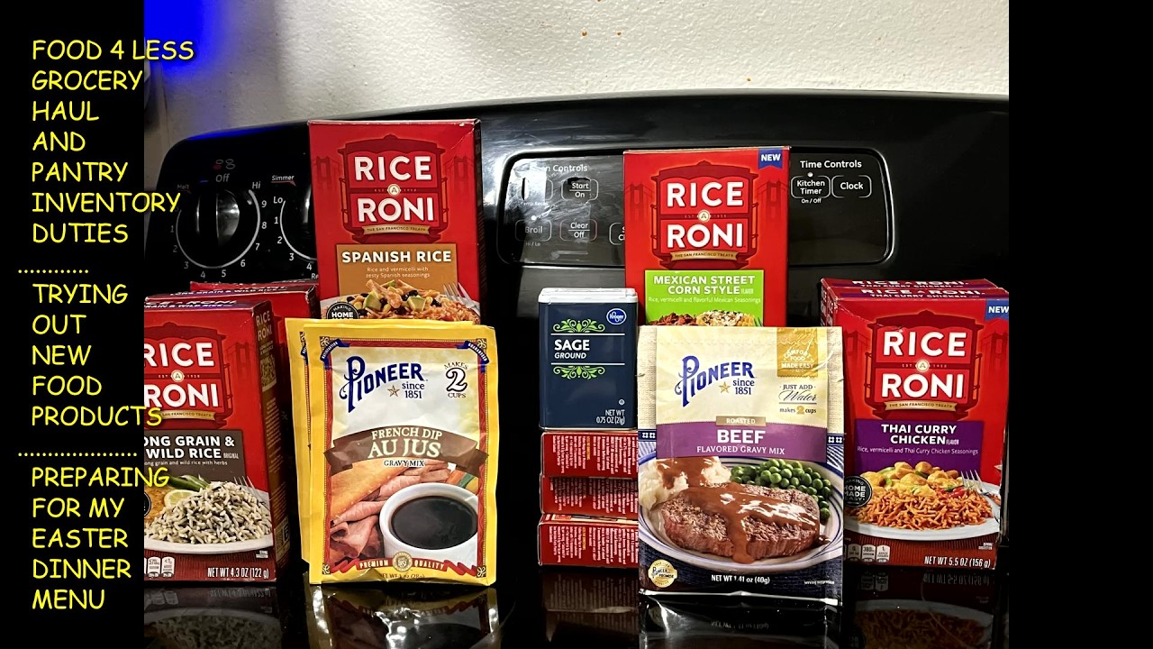 FOOD 4 LESS GROCERY HAUL🛒PRE-STOCKPILING PANTRY🛒 NEW FOOD  PRODUCTS 🛒EASTER MENU   #GROCERCHATS