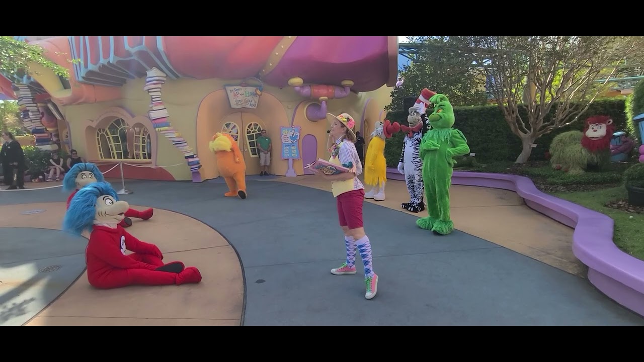 Story Time in Seuss Landing