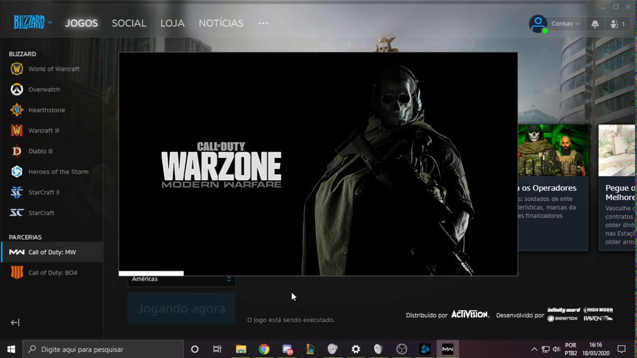 Call of Duty: Warzone Crashando (SEM ERRO) (Solu&ccedil;&atilde;o)