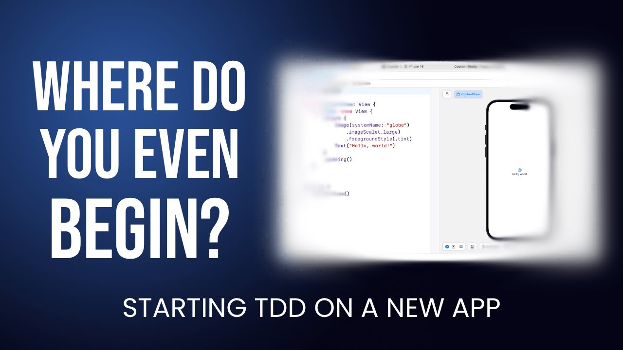 TDD: Where Do You Even Begin? (SwiftUI TDD #6)