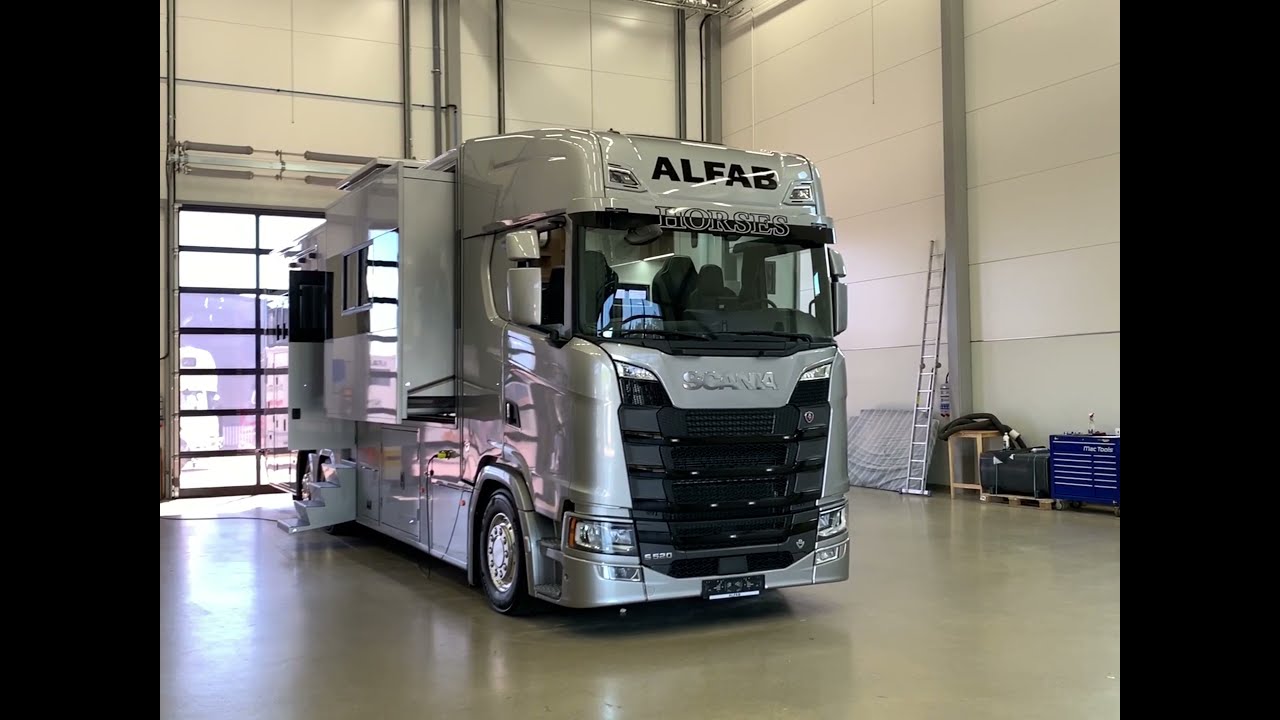 ALFAB Limited Edition Hästlastbil på Scania V8