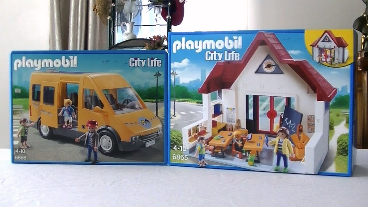 Unboxing Playmobil : La petite école (2016) - 6865, 6866