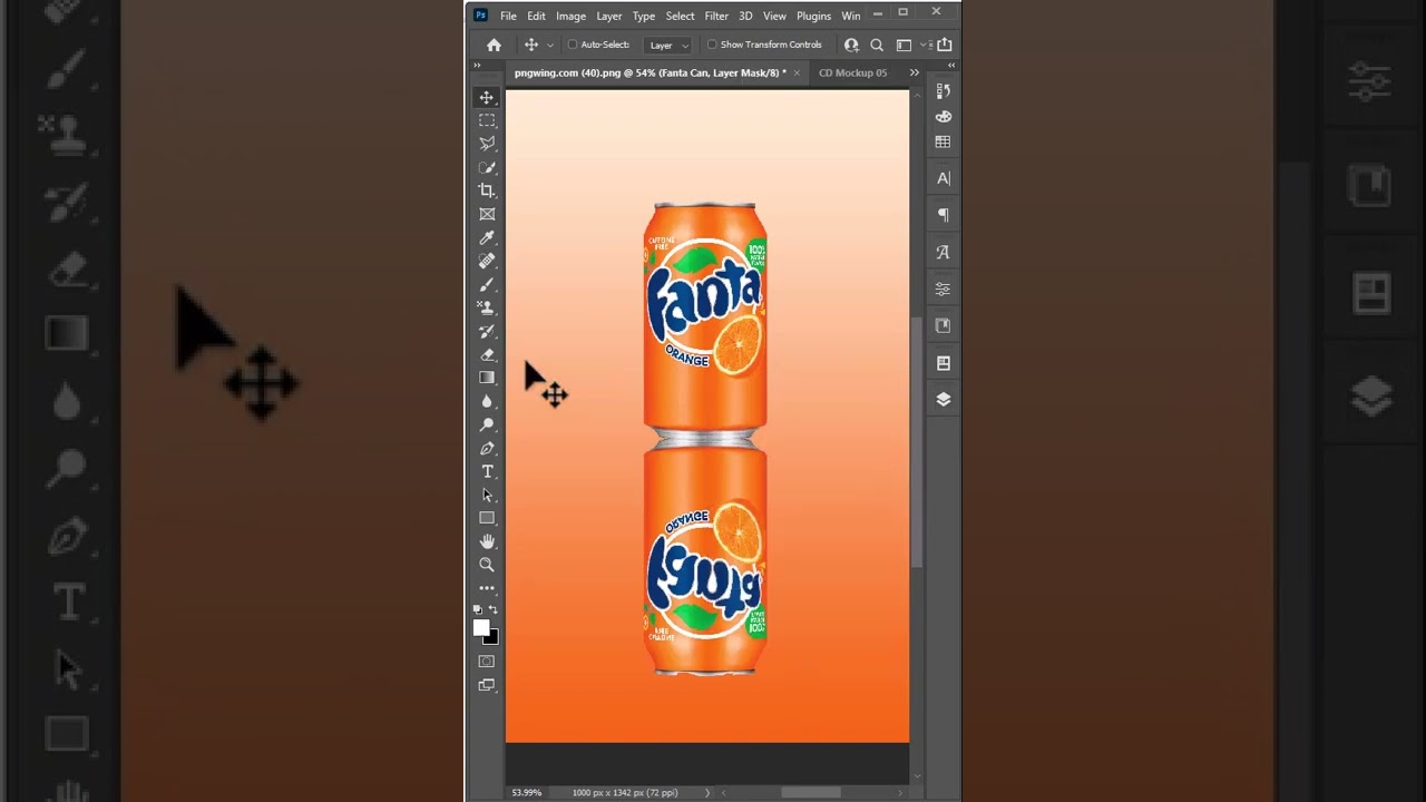 how to create a reflection #photoshop #shorts #tutorial
