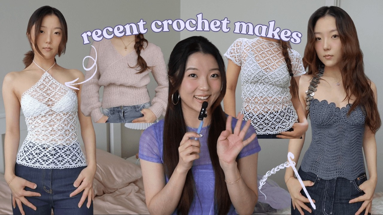What I've Crocheted Recently (and the fiber arts books I've been reading)