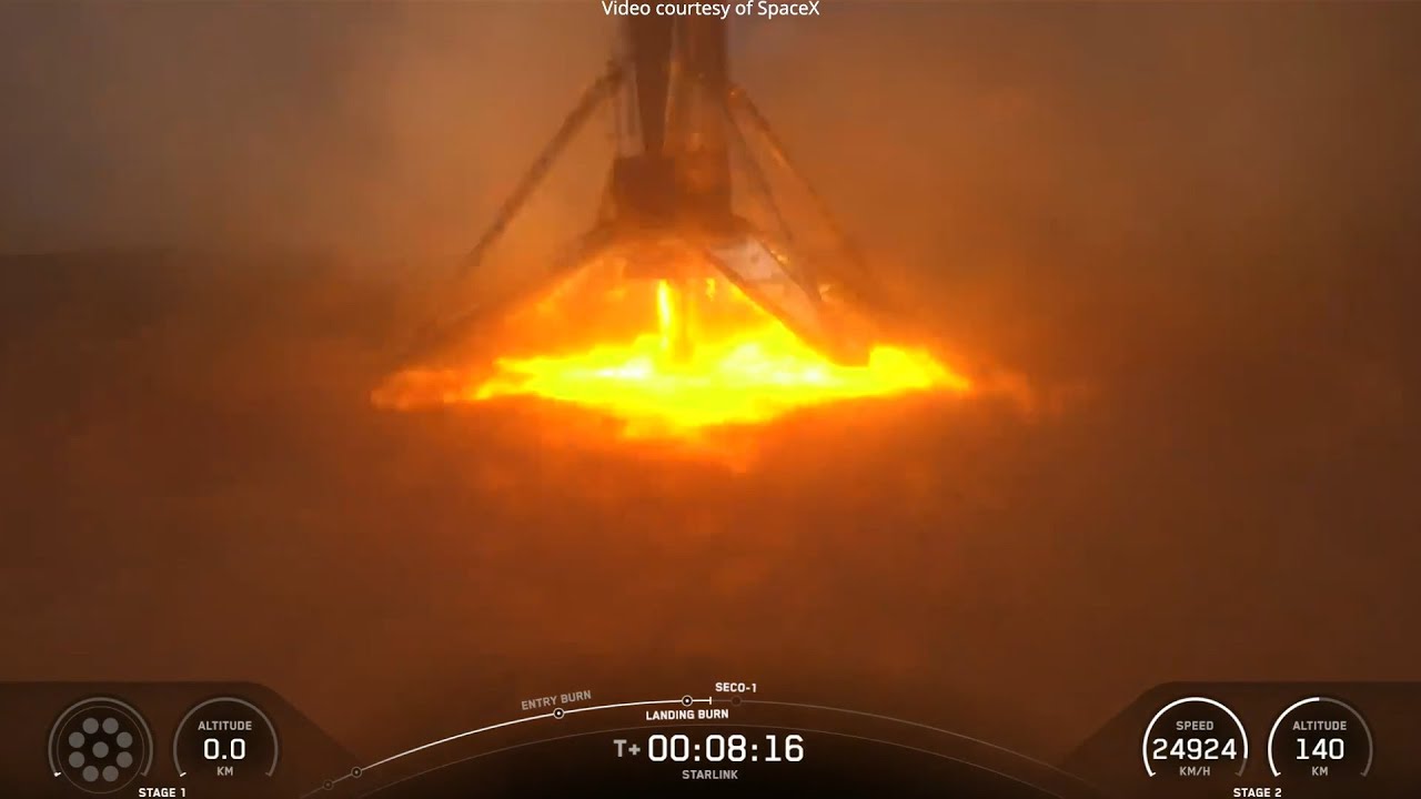 SpaceX Starlink 352 launch and Falcon 9 first stage landing, 7 February 2026