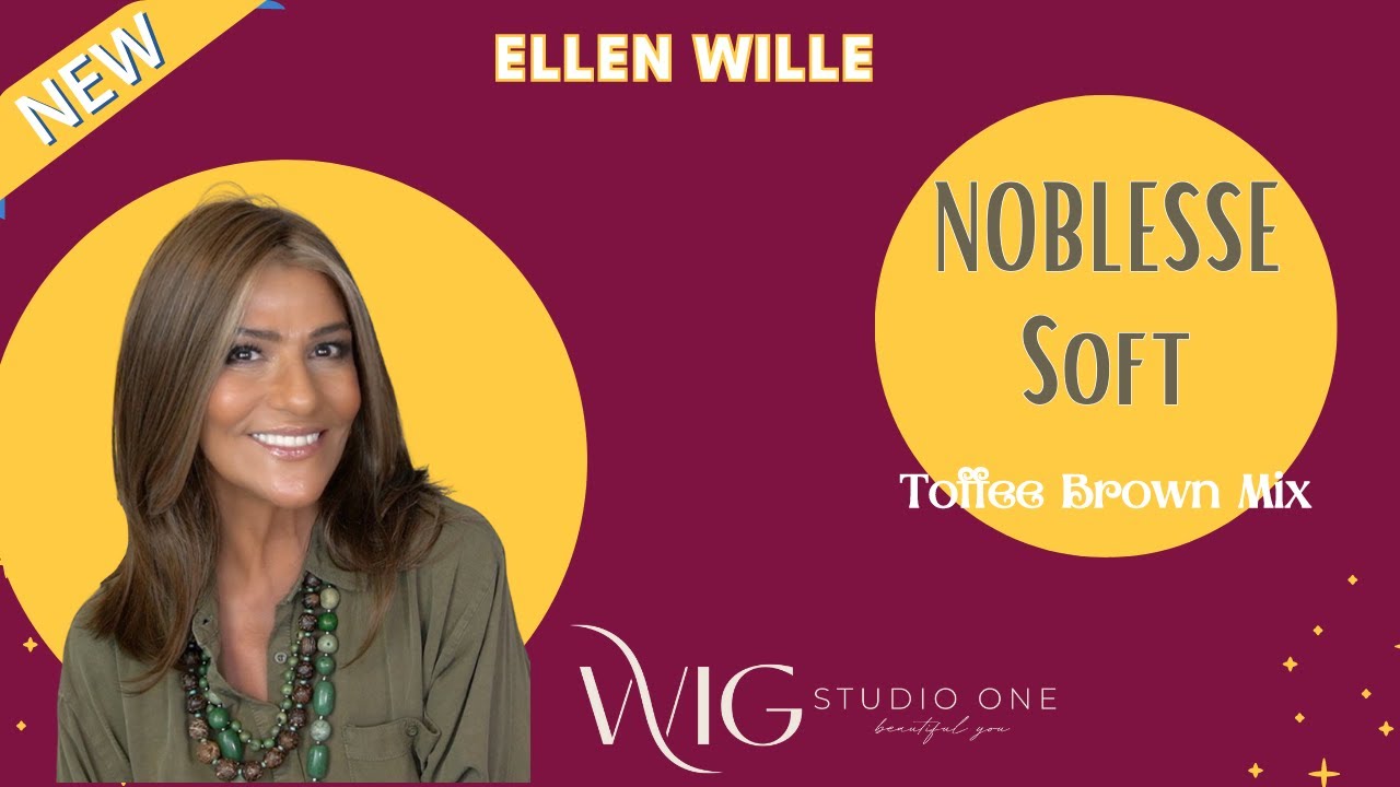 Ellen Wille | NOBLESSE SOFT WIG | Toffee Brown Mix | Low Density Hand-tied Double Mono Top