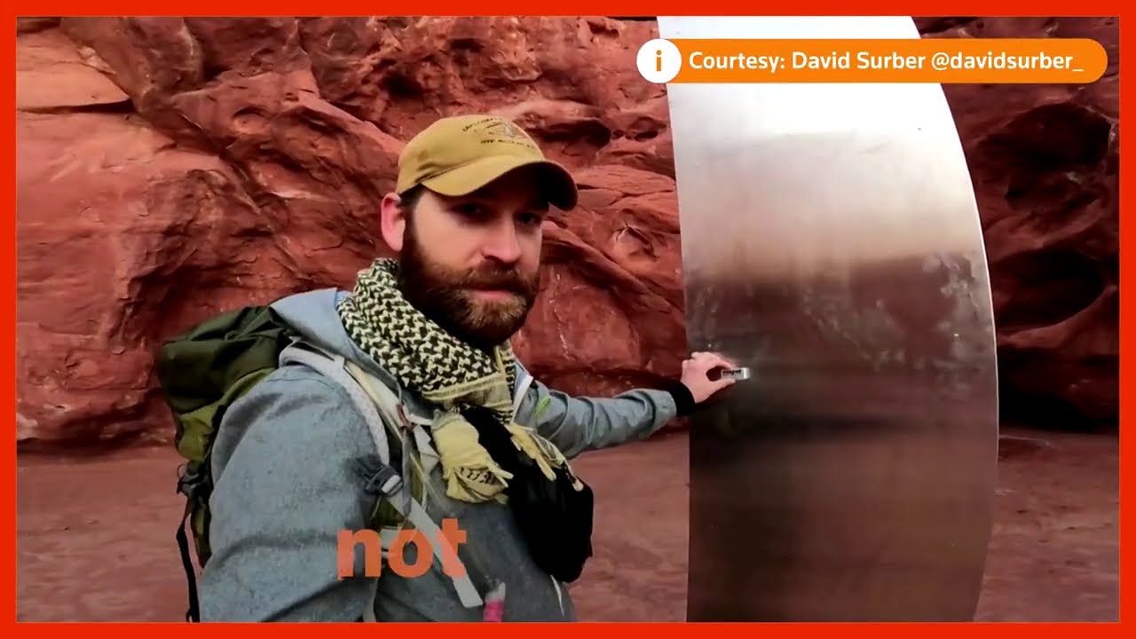 Adventurer tracks down Utah monolith
