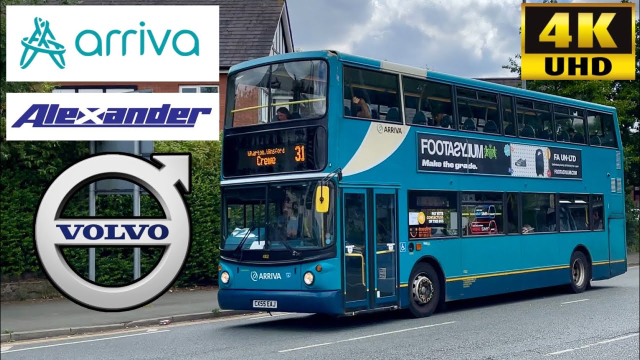 [Arriva North West: 37 Crewe to Northwich via Winsford] Alexander ALX400 Volvo B7TL (4102/CX55EAJ)